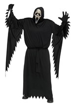 Plus Size Aged Ghost Face Adult Costume