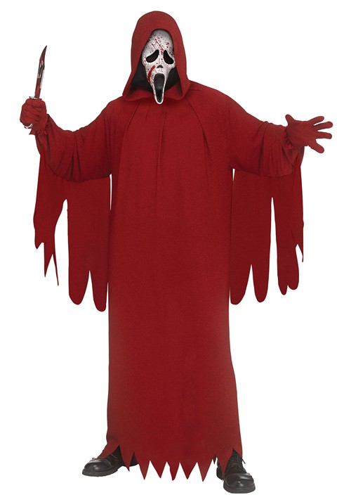 Adult Crimson Ghost Face Deluxe Costume