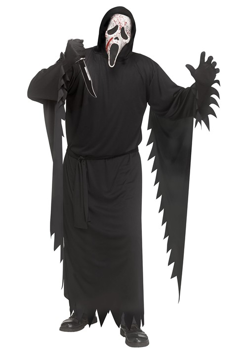 Mens Ghost Face Splatter Costume