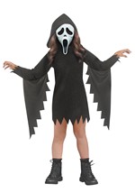 Girls Glitter Bling Ghost Face Toddler Costume