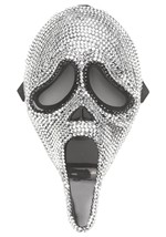 Womens Bling Ghost Face Deluxe Costume Alt 1