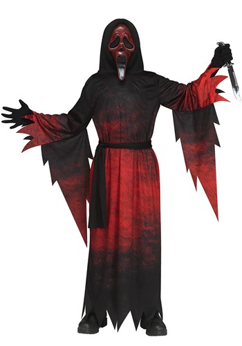Kids Ghost Face Midnight Red Costume