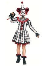 Girls Ghost Face Harlequin Costume