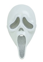 Womens Lady Silver Ghost Face 30th Anniversary Costume Alt 3