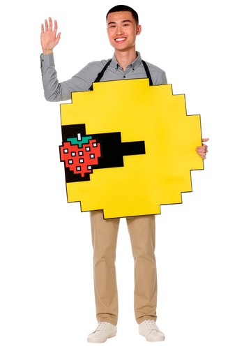 PAC MAN with Strawberry Adult Costume