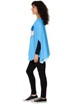 Adult PAC MAN Inky Poncho Costume Alt 2
