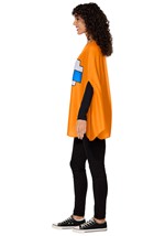 Adult PAC MAN Clyde Poncho Costume Alt 2