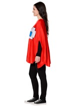Adult PAC MAN Blinky Poncho Costume Alt 2