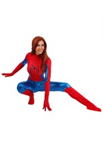 SpiderMan Zentai Suit Womens Costume Alt 2