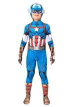 Boys Captain America Zentai Costume Alt 2