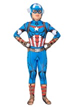Boys Captain America Zentai Costume Alt 7