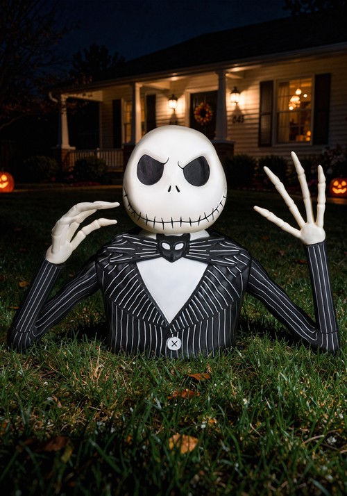 3FT Jack Skellington Yard Ground Breaker Decoration 1