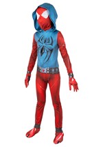 Boys Scarlet Spider Gaming Zentai Suit Costume Alt 4