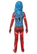 Boys Scarlet Spider Gaming Zentai Suit Costume Alt 5