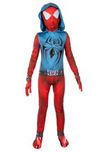 Boys Scarlet Spider Gaming Zentai Suit Costume Alt 2