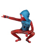Boys Scarlet Spider Gaming Zentai Suit Costume Alt 7