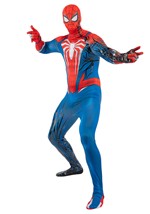 Mens SpiderMan Adv Suit Symbiote Zentai Suit Costume Alt 3