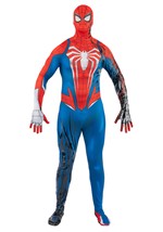 Mens SpiderMan Adv Suit Symbiote Zentai Suit Costume Alt 1