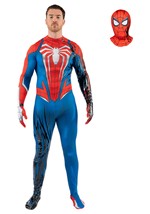 Mens SpiderMan Adv Suit Symbiote Zentai Suit Costume Alt 12