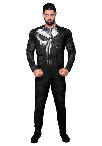 Mens The Punisher Marvel Qualux Costume