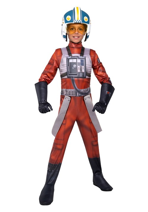 Kids New Republic XWing Pilot Qualux Costume