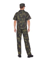 Mens Green Army Doctor Costume At 1