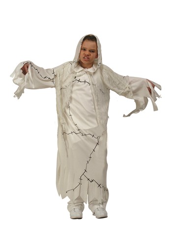 Kids Ghostly Ghost White Robe Costume