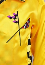 Girls Yellow Speedster Costume Dress Alt 5