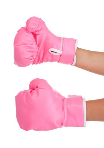 Kids Boxing Pink Costume Gloves