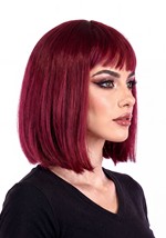 Womens Burgundy Barbara Ann Bob Costume Wig Alt 3