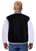 Plus Size Letterman Black Jacket Costume for Men Alt 1