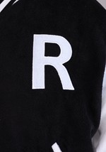 Plus Size Letterman Black Jacket Costume for Men Alt 2
