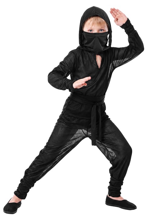 Kids 4 Piece Ninja Costume Set