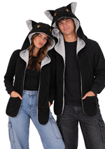 Adult Buggy the Bat Hood and Scarf Costume Set