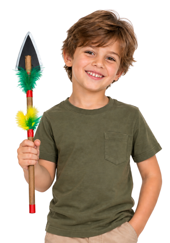 Feathered Spear Accessory Prop