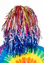 Adult Rainbow Color Tinsel Costume Wig Alt 1