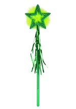 Green Costume Fairy Wand with Marabou Accessory