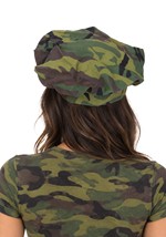 Adult Army Camouflage Beret Costume Accessory Alt 1