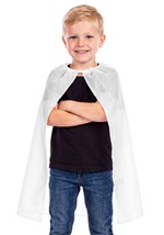 Kids Superhero White Costume Cape