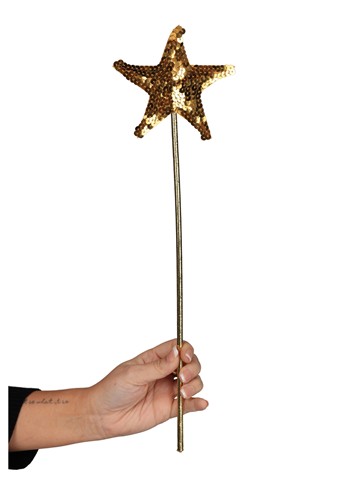Gold Sequin Princess Wand