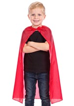 Kids Superhero Red Costume Cape