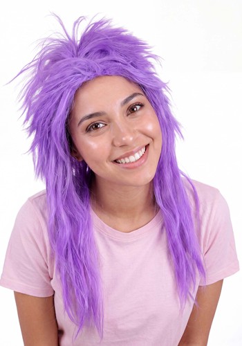 Adult Punk Purple Costume Wig