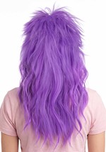 Adult Punk Purple Costume Wig Alt 1