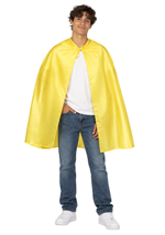 Adult Superhero Yellow Costume Cape