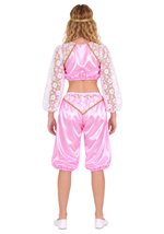 Girls Magic Pink Genie Costume Alt 1