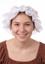 Womens White Mobcap Costume Accessory