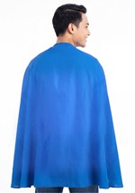Adult Superhero Blue Costume Cape Alt 1