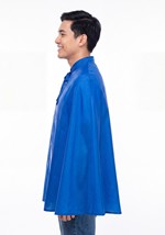 Adult Superhero Blue Costume Cape Alt 2
