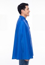 Adult Superhero Blue Costume Cape Alt 3