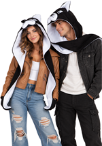 Adult Cassidy the Cat Hood and Scarf Set